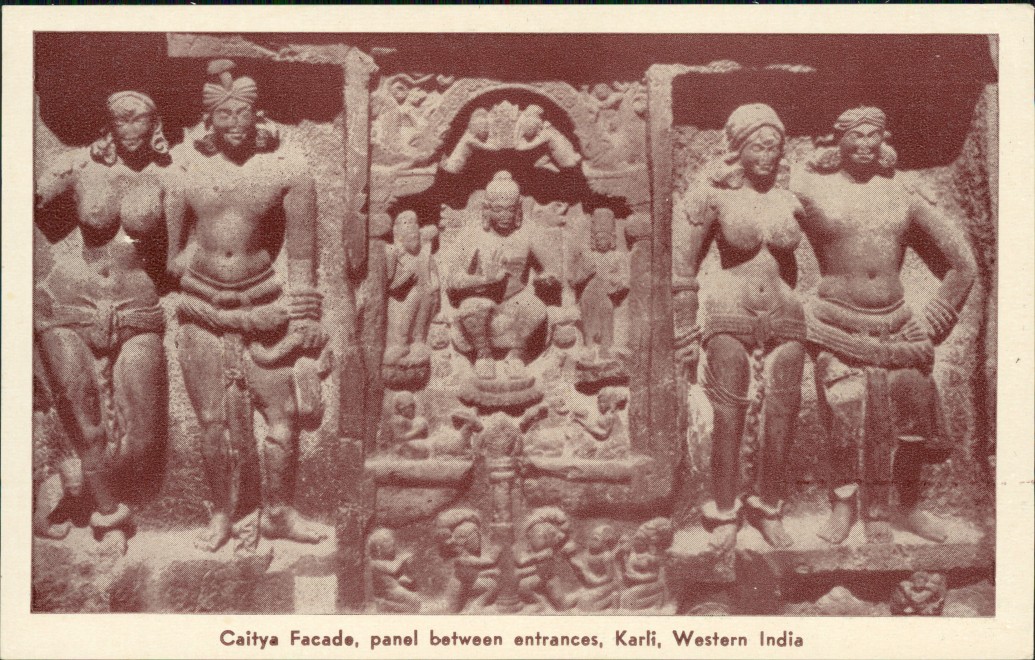 vergrößern: Bildseite historische Ansichtskarte von 1965: Nude/Nackt Relief::