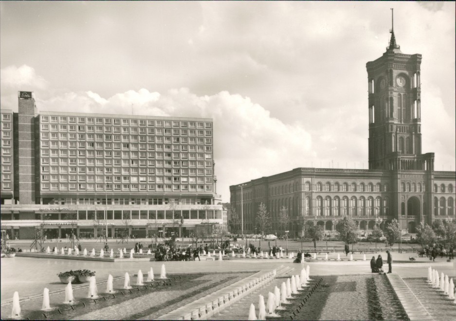 Rotes Rathaus Mitte Berlin Ansichtskarten Lexikon