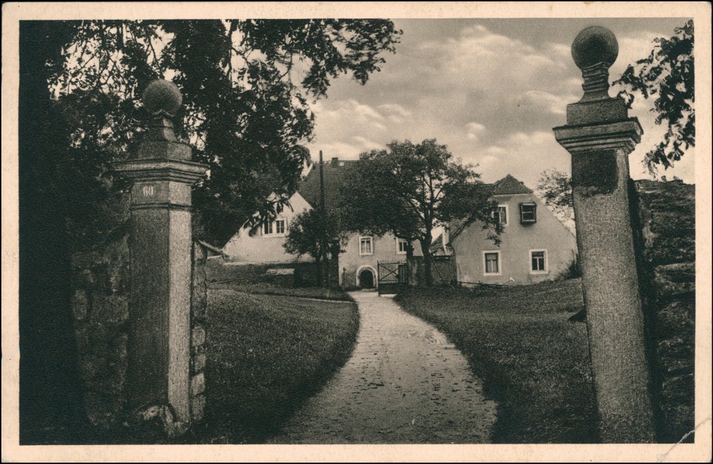 zoom: Image side vintage Postcard from 1914: Alte deutsche Bosel Weinschank - Spaargebirge Meißen:: Spaar-Meissen