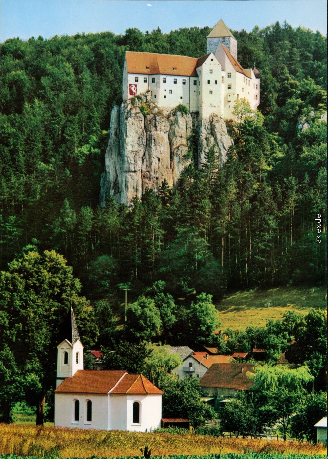 vergrößern: Bildseite historische Ansichtskarte von 1997: Burg/Schloss Prunn:: Riedenburg (Altmühltal)