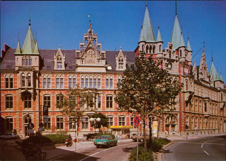 vergrößern: Bildseite historische Ansichtskarte von 1995: Oberpostdirektion:: Braunschweig