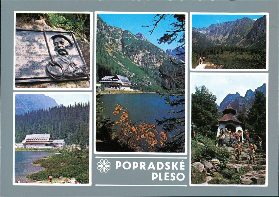 vergrößern: Bildseite historische Ansichtskarte von 1987: -:: Tschirmer See-Vysoké Tatry