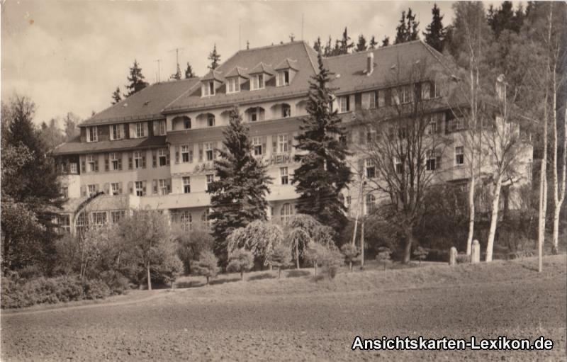 zoom: Image side vintage Postcard from 1965: Staatsbad Albert-Funk-Heim:: Bad Elster