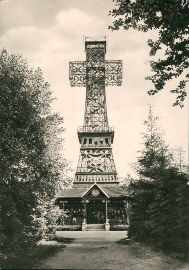 zoom: Image side vintage Postcard from 1970: Josephskreuz Harz Region Stolberg, DDR Postkarte:: Stolberg (Harz)