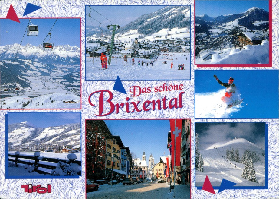 vergrößern: Bildseite historische Ansichtskarte von 2000: Österreich - Tirol Brixental Mehrbildkarte:: .Tirol