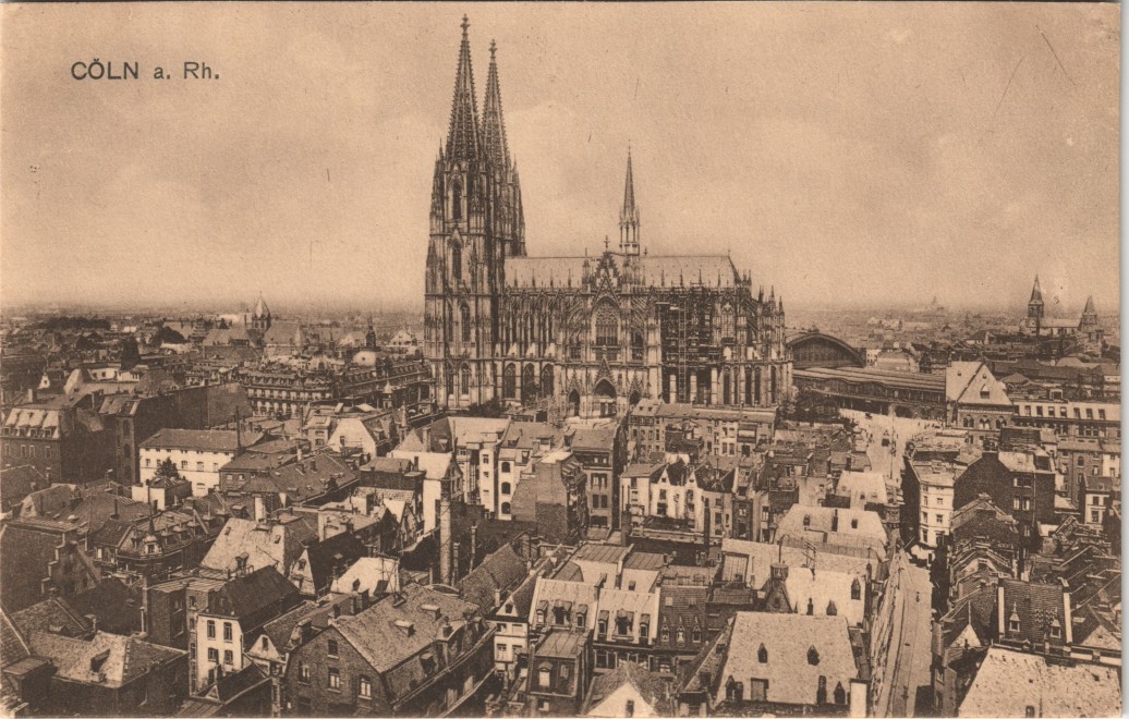 Stadtteilansicht Stadt Panorama Innenstadt Dom K Ln