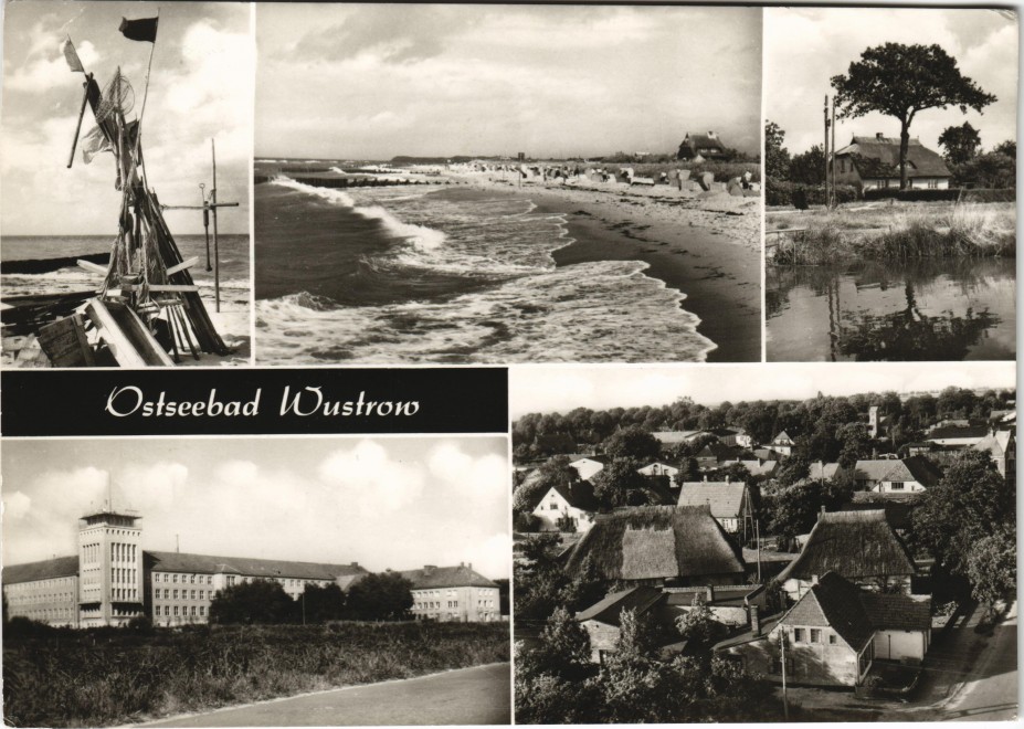 DDR Mehrbild AK Ostsee Ansichten Ortsansichten Ostseebad Wustrow