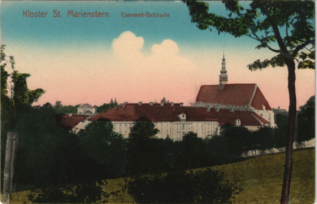 zoom: Image side vintage Postcard from 1909: Kloster St. Marienstern. Convent-Gebäude.:: Panschwitz-Kuckau