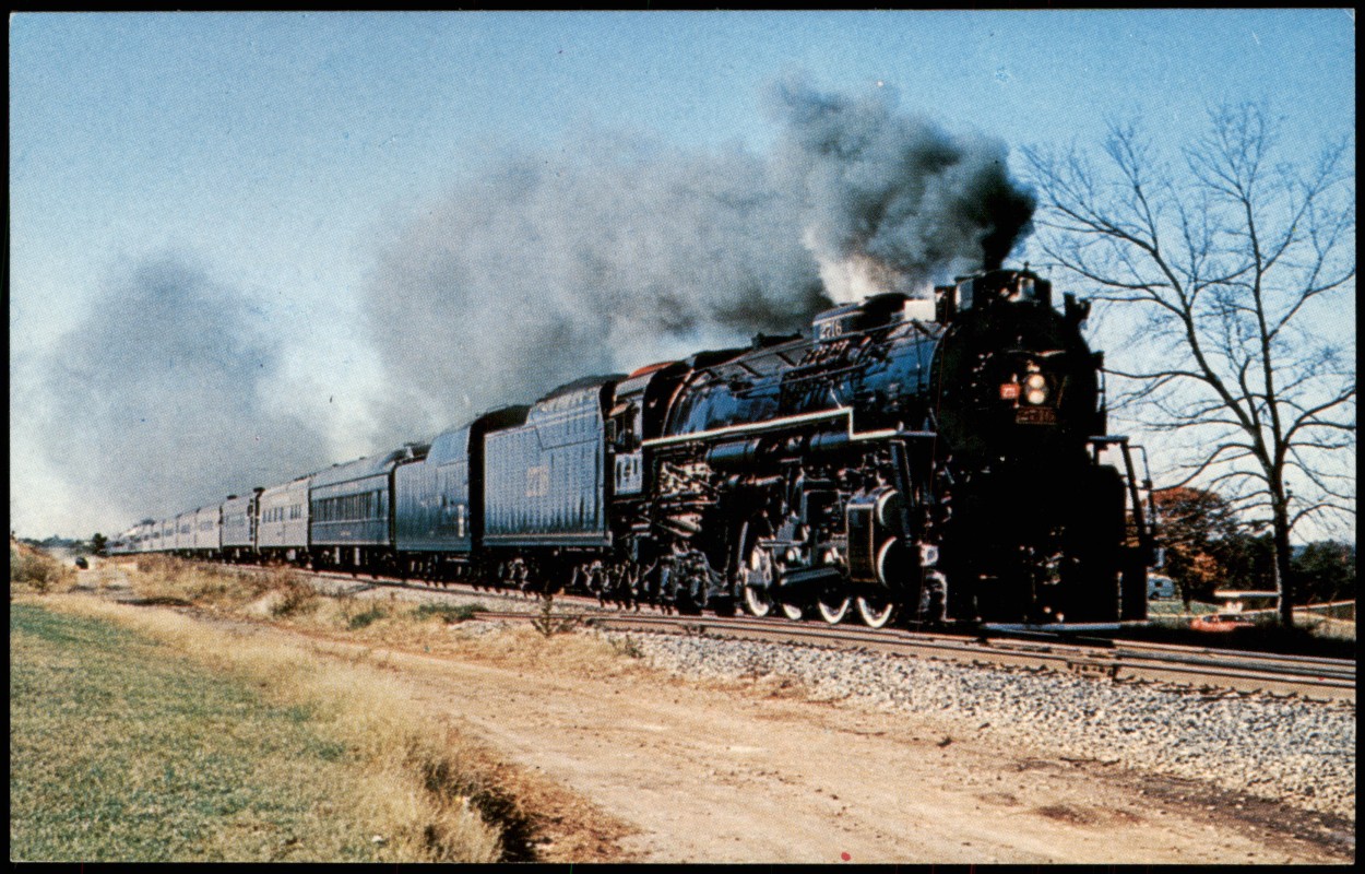 vergrößern: Bildseite historische Ansichtskarte von 1981: SOUTHERN 2716 near Alto GA Eisenbahn Railway USA Amerika::