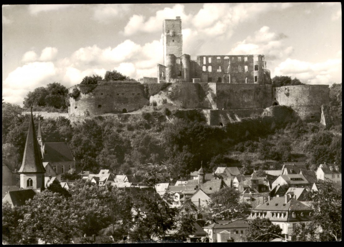 Panorama Ansicht Mit Burg Ruine K Nigstein Taunus