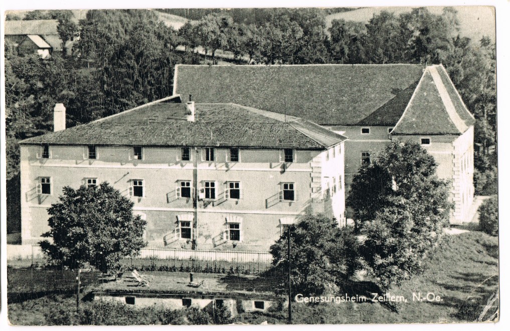 zoom: Image side vintage Postcard from 1961: Genesungsheim:: Zeillern (Bz. Amstetten)
