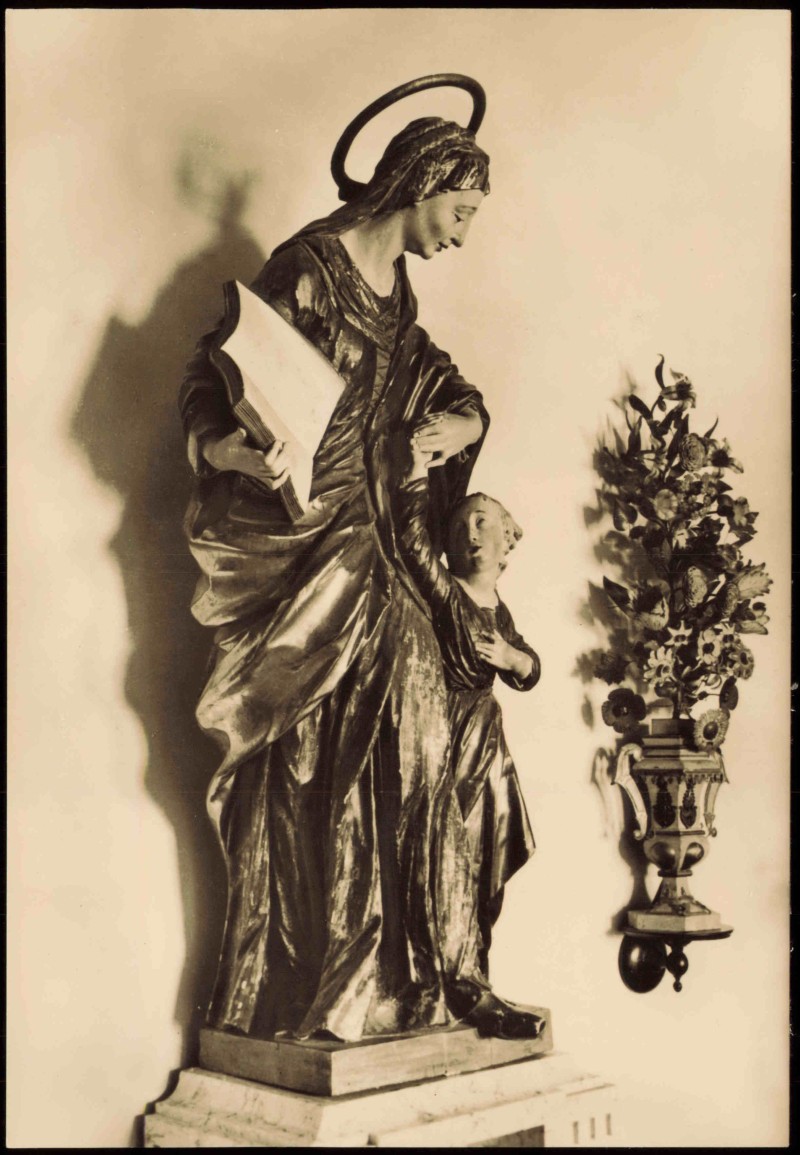 zoom: Image side vintage Postcard from 1960: HEILIGE ANNA von J. A. Feuchtmayer, Kloster Birnau::
