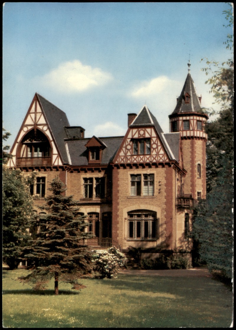 zoom: Image side vintage Postcard from 1970: Kinderheim Haus Nazareth in Schlebusch:: Schlebusch-Leverkusen