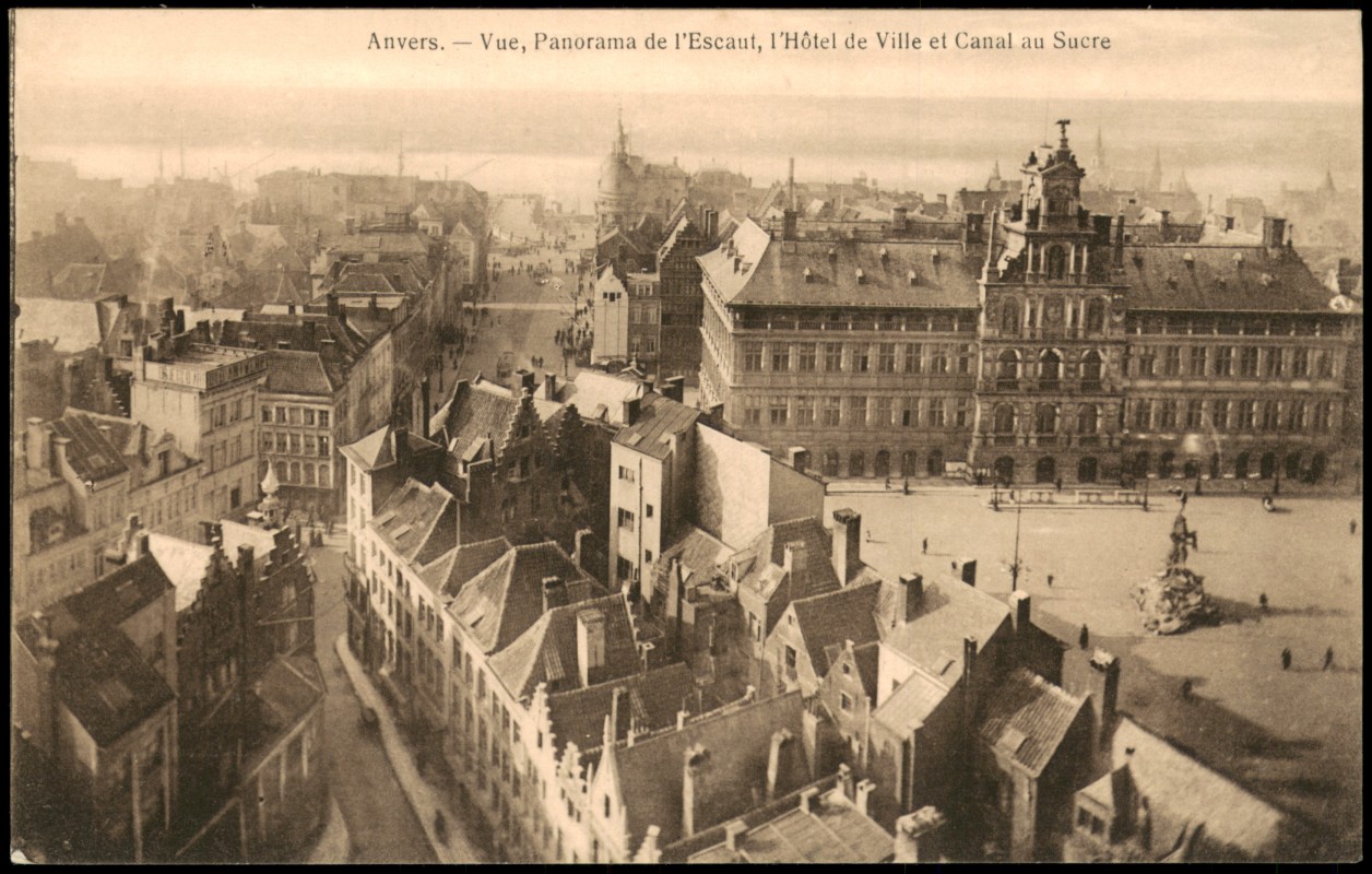 vergrößern: Bildseite historische Ansichtskarte von 1910: Panorama de l