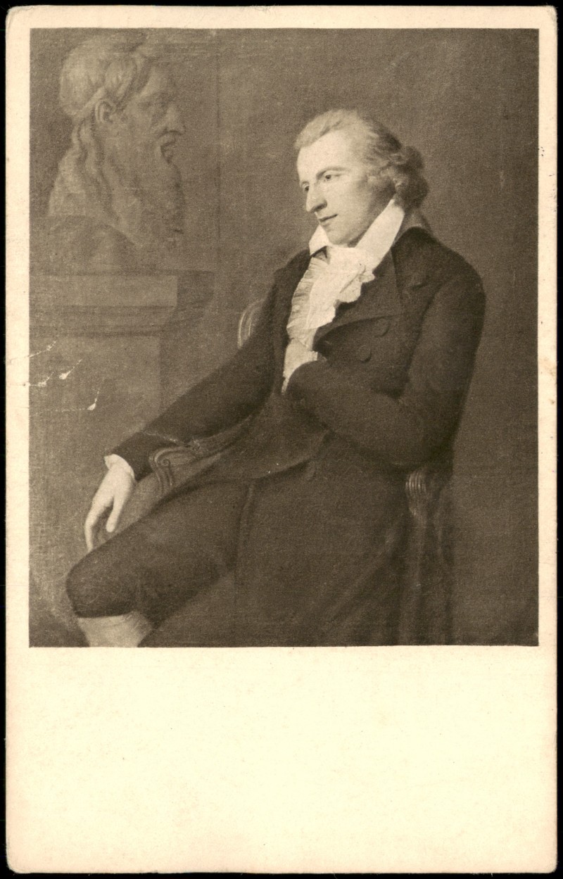 zoom: Image side vintage Postcard from 1914: Friedrich Schiller gemalt 1793 von L. Simanoviz::