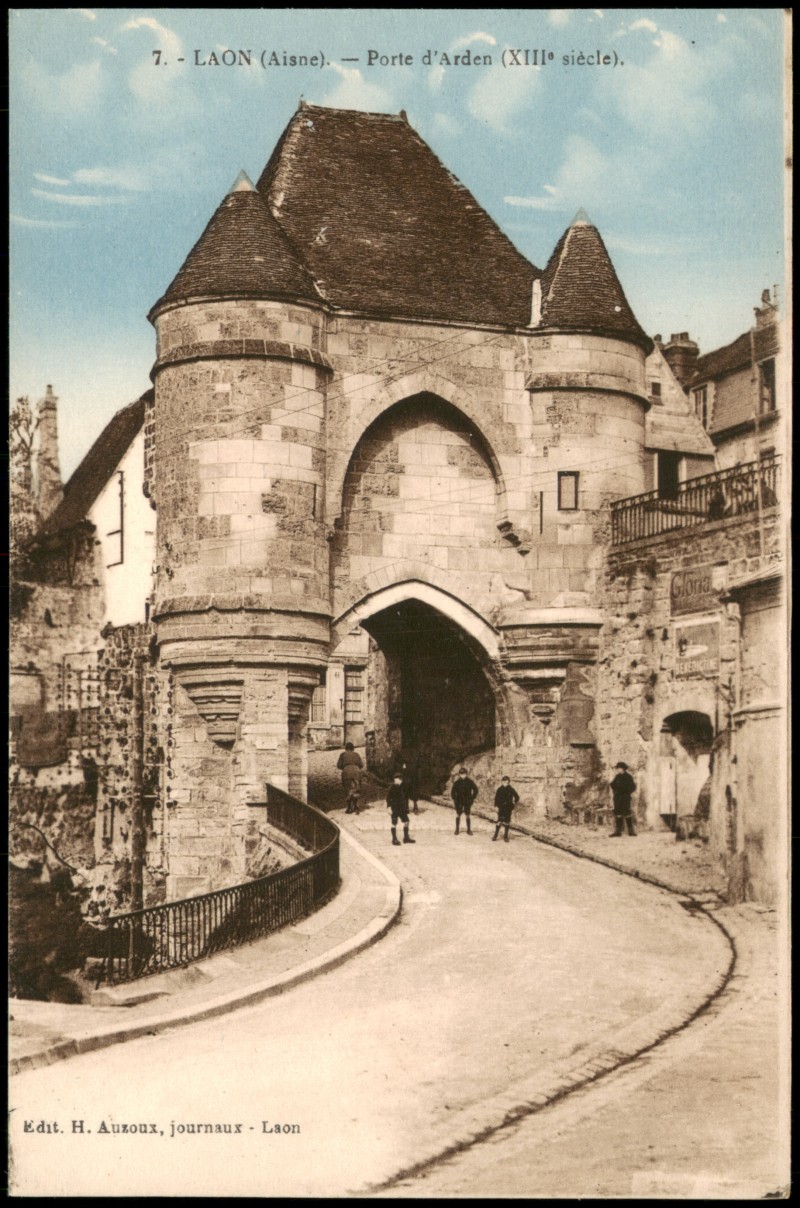 zoom: Image side vintage Postcard from 1910: Stadttor, Porte d