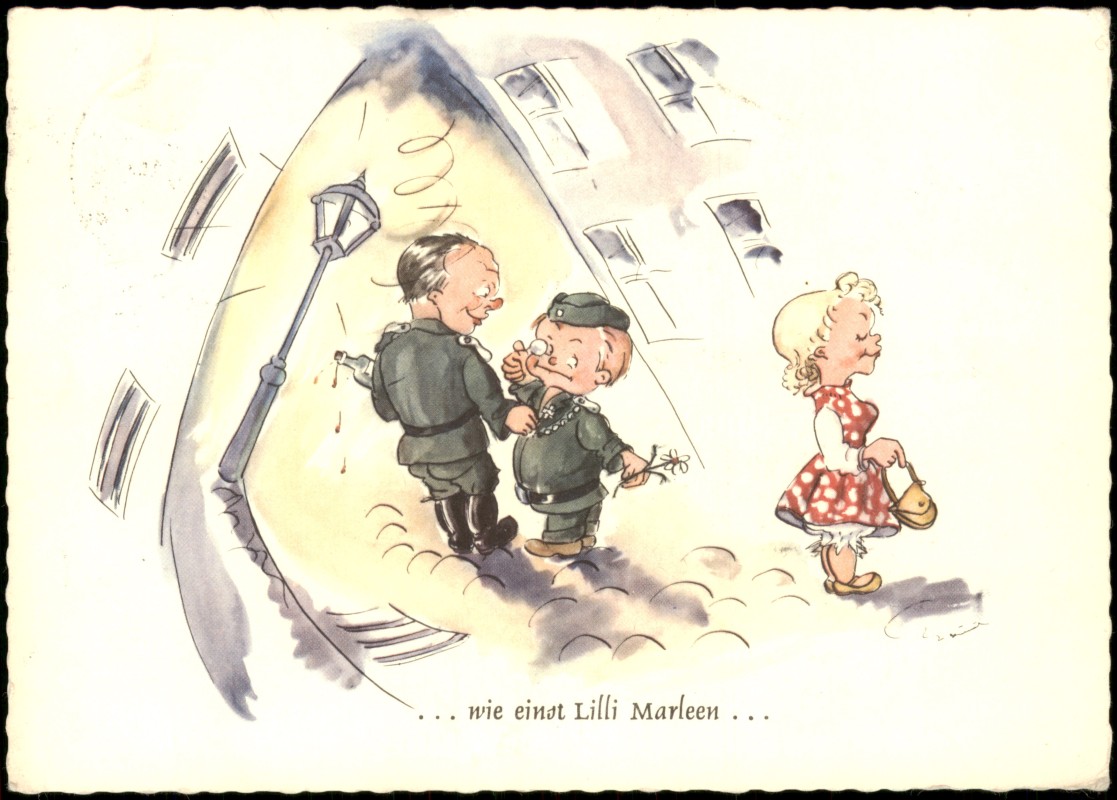 zoom: Image side vintage Postcard from 1965: Humoristische Illustration