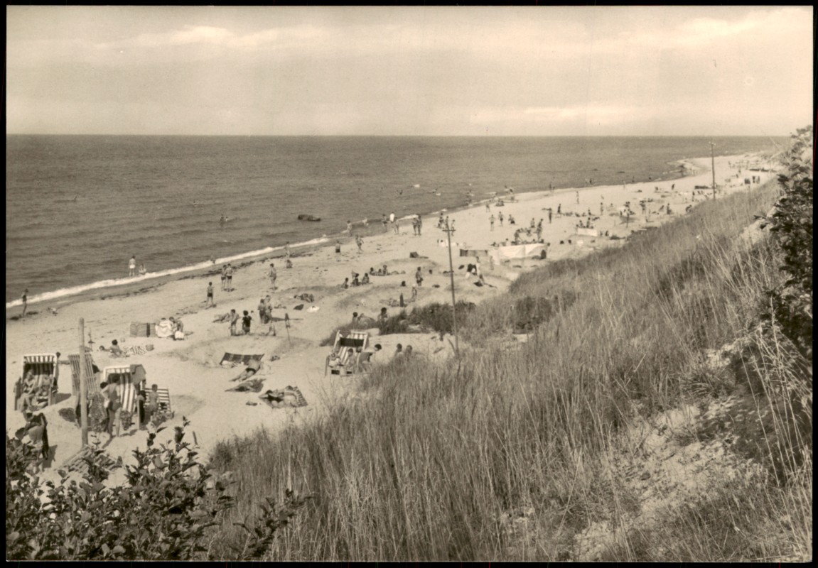 vergrößern: Bildseite historische Ansichtskarte von 1971: Zeltplatz Dranske:: Dranske