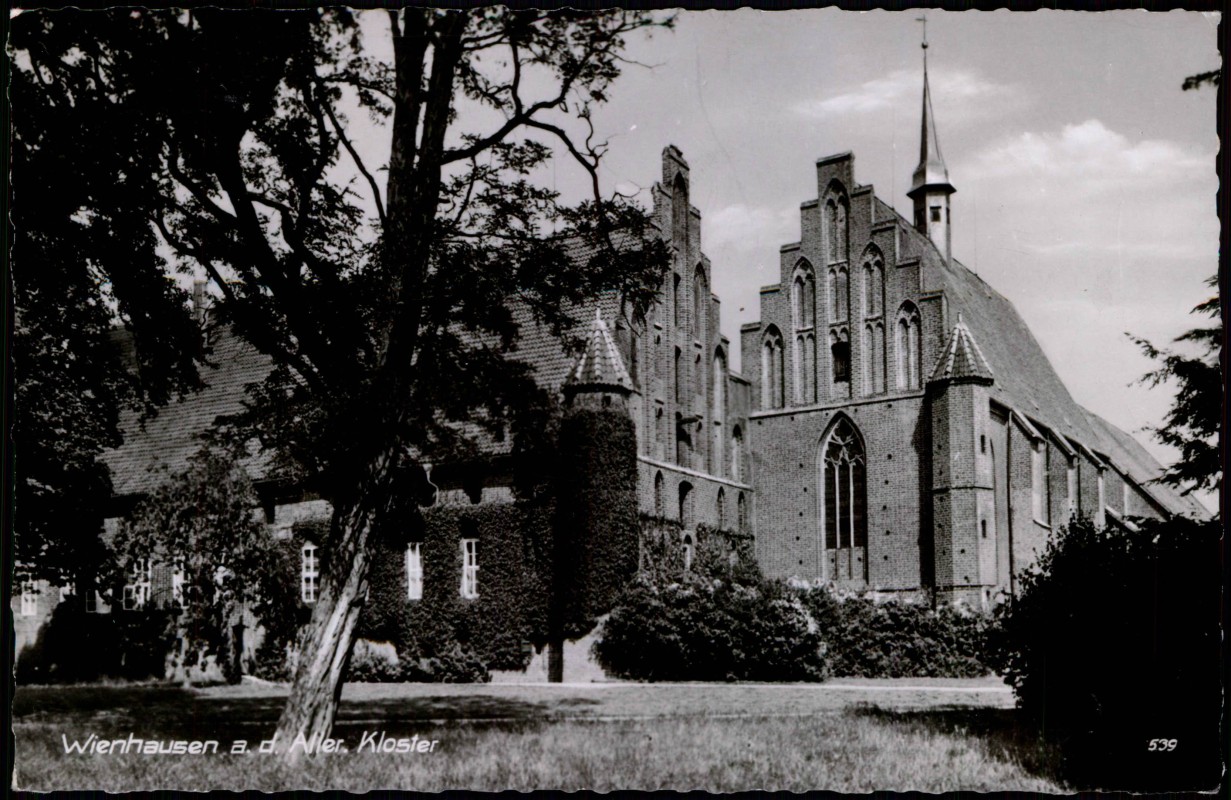 zoom: Image side vintage Postcard from 1963: Kloster:: Wienhausen
