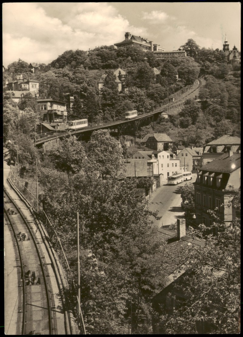 vergrößern: Bildseite historische Ansichtskarte von 1967: Blick zum Luisenhof Fotokarte:: Weißer Hirsch-Dresden