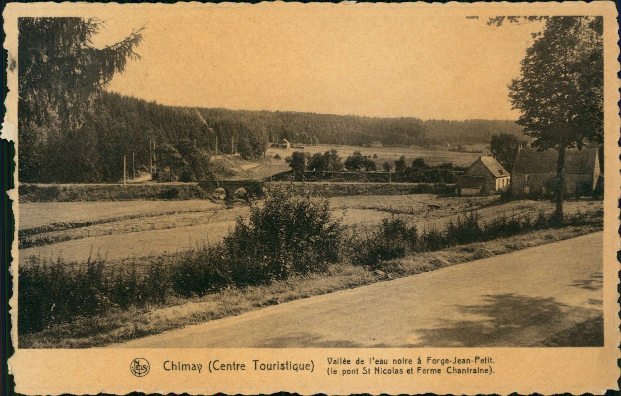 zoom: Image side vintage Postcard from 1944: Vallée de l