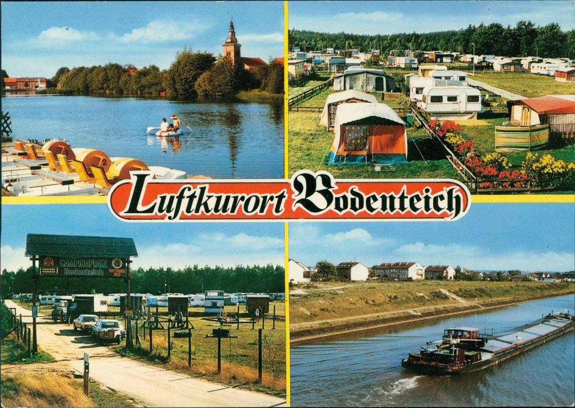 vergrößern: Bildseite historische Ansichtskarte von 1981: Mehrbildkarte vom Luftkurort Bodenteich:: Bodenteich