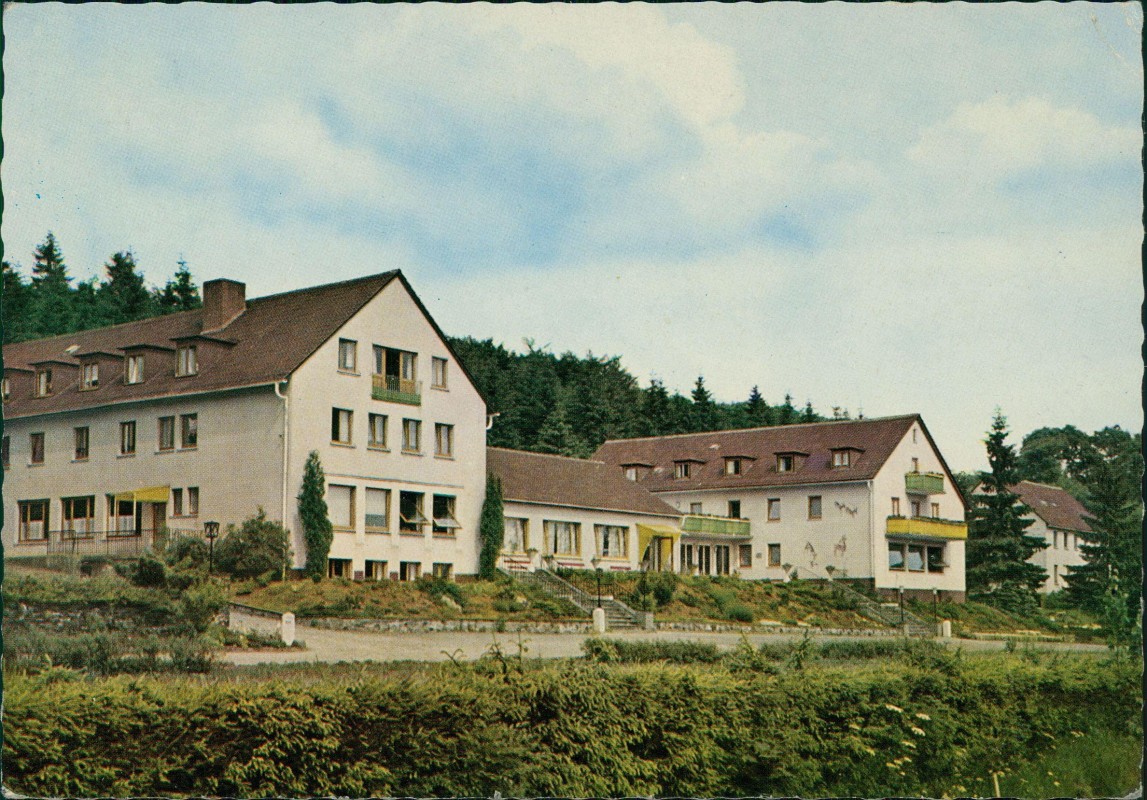 zoom: Image side vintage Postcard from 1965: Christliches Erholungsheim WESTERWALD:: Rennerod Westerwaldkreis