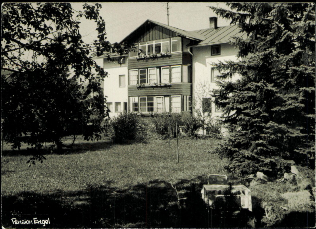 vergrößern: Bildseite historische Ansichtskarte von 1971: Persion Engel - Fotokarte:: Oberstdorf (Allgäu)