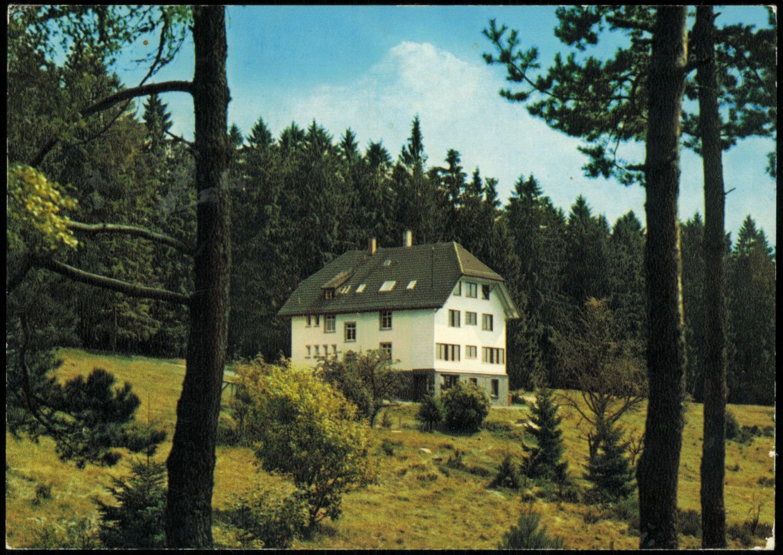 vergrößern: Bildseite historische Ansichtskarte von 1978: Jugendherberge Ferienheim Sohlberghaus:: Ottenhöfen im Schwarzwald