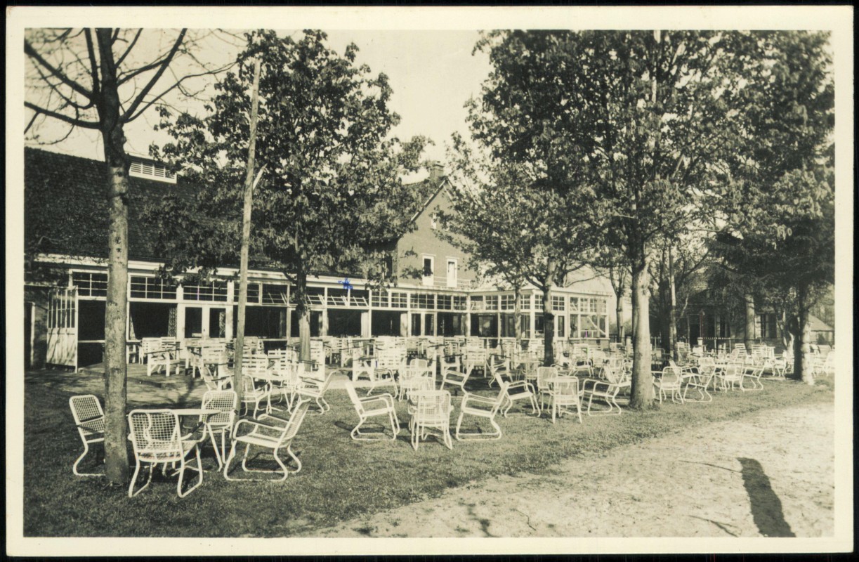 vergrößern: Bildseite historische Ansichtskarte von 1956: Hotel Roelofsen:: Diepenheim