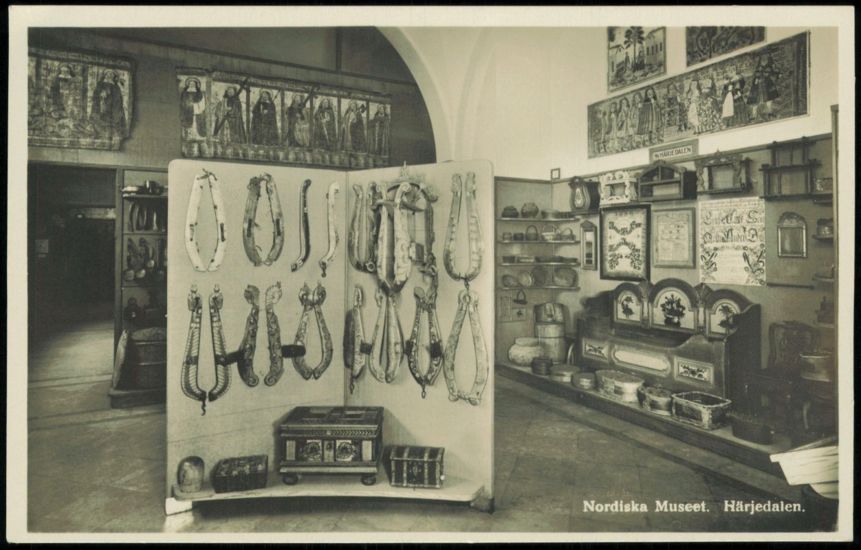 vergrößern: Bildseite historische Ansichtskarte von 1930: Nordiska Museet. Härjedalen.:: Norwegen