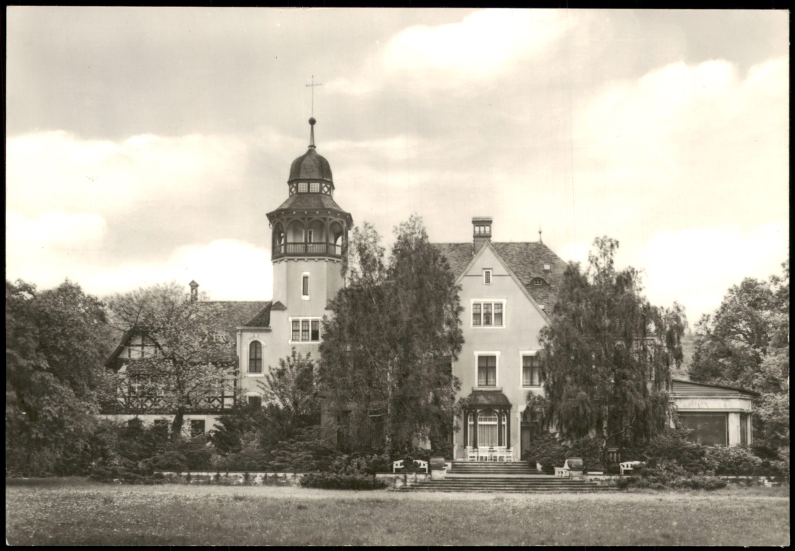 zoom: Image side vintage Postcard from 1984: FDGB-Erholungsheim Georgi Dimitroff zur DDR-Zeit:: Wernigerode