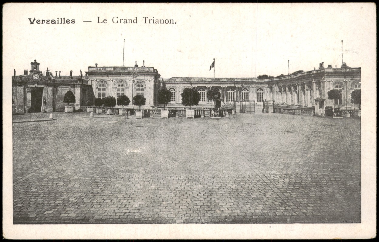 zoom: Image side vintage Postcard from 1905: Le Grand Trianon:: Versailles