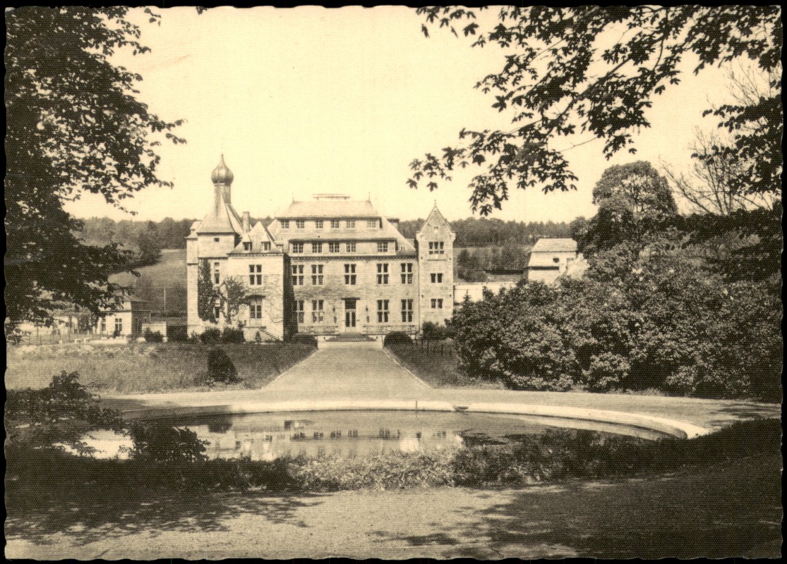 zoom: Image side vintage Postcard from 1936: Monastère Notre-Dame, Ermeton-sur-Biert:: Ermeton-sur-Biert