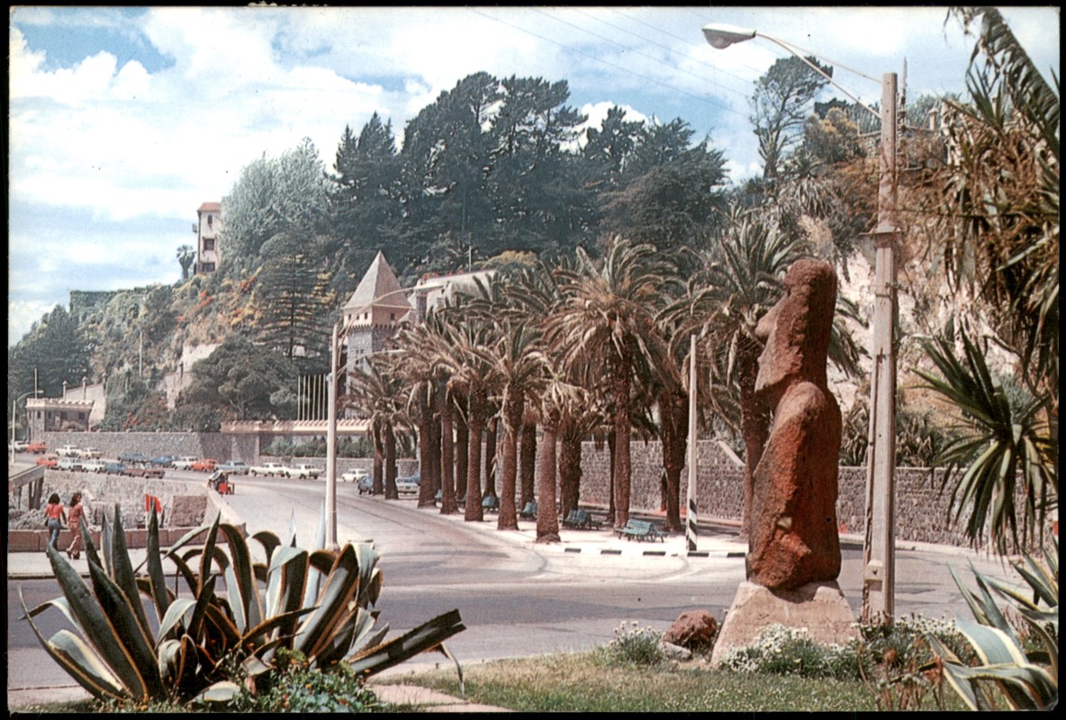 vergrößern: Bildseite historische Ansichtskarte von 1978: CHILE REGION-ACONCAGUA VIÑA DEL MAR ACCESO A VALPARAISO:: Viña del Mar