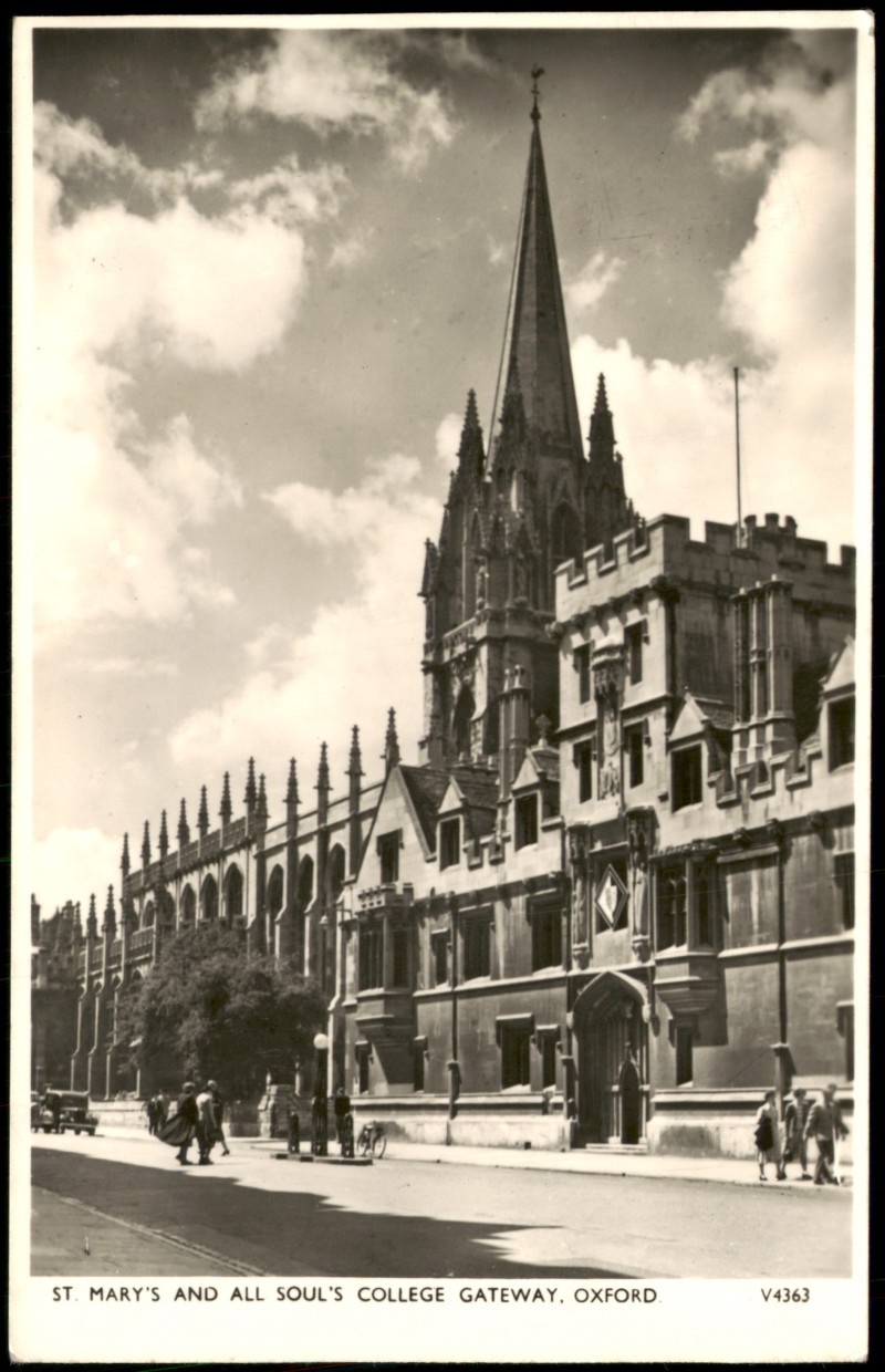 zoom: Image side vintage Postcard from 1954: ST. MARY