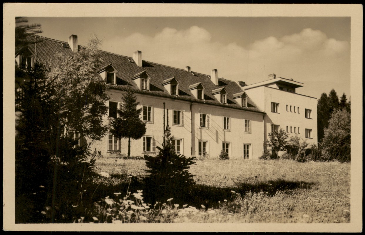 zoom: Image side vintage Postcard from 1960: Rehabilitační ústav:: Kladruby