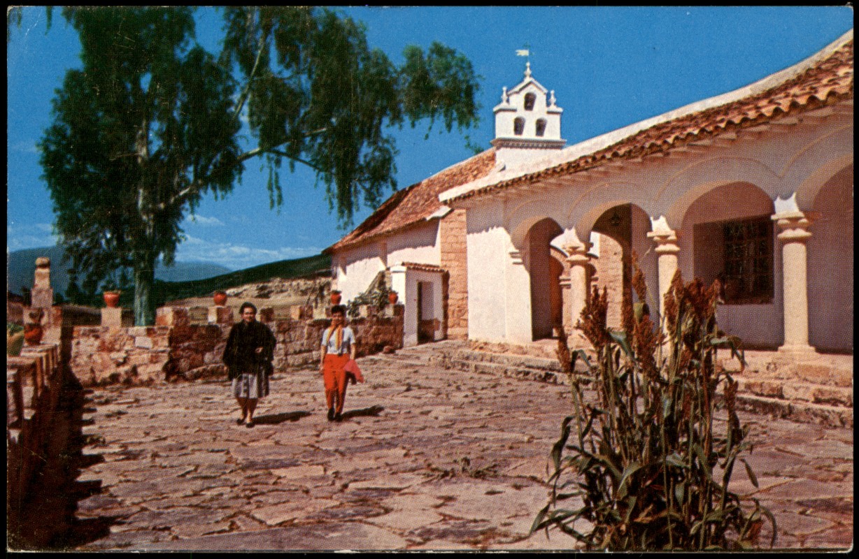 zoom: Image side vintage Postcard from 1970: Convento Colonial, Boyacá:: Boyacá