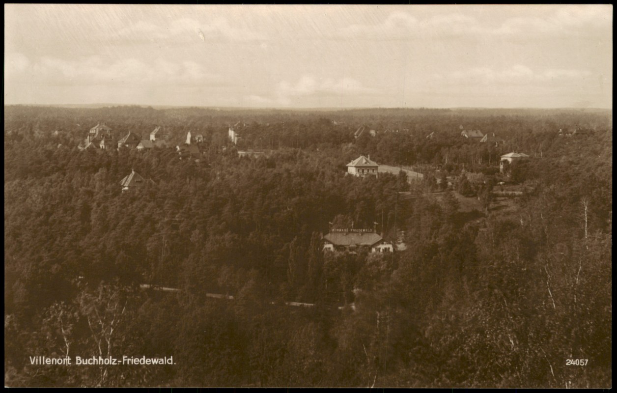 zoom: Image side vintage Postcard from 1927: Villenort Buchholz-Friedewald.:: Annaberg-Buchholz