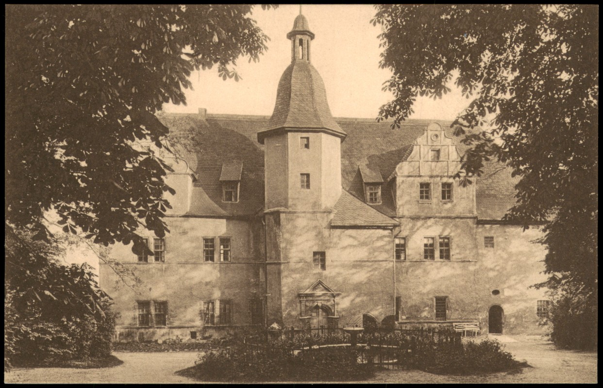 zoom: Image side vintage Postcard from 1928: Goetheschloß:: Dornburg-Dornburg-Camburg