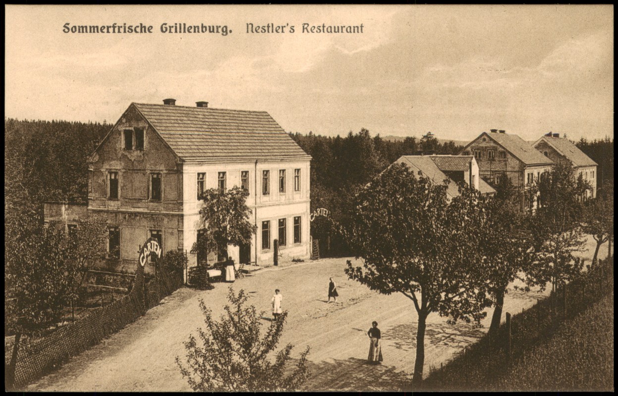 zoom: Image side vintage Postcard from 1912: Nestler