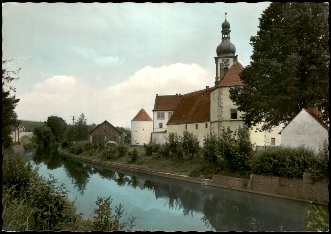 zoom: Image side vintage Postcard from 1965: Ortsansicht 8571 Michelfeld (Opf.):: Michelfeld (Opf.)