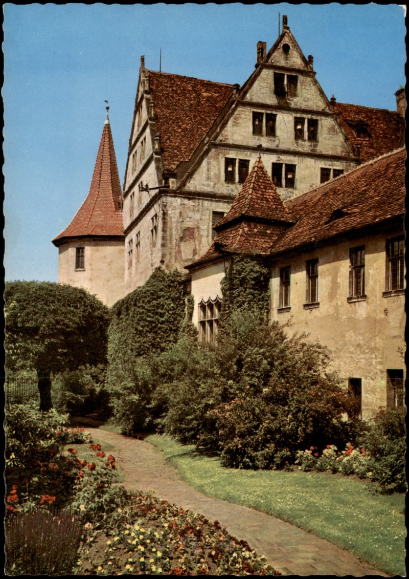 vergrößern: Bildseite historische Ansichtskarte von 1970: Roth b. Nürnberg. Schloß Ratibor - Seitenansicht:: Roth bei Nürnberg