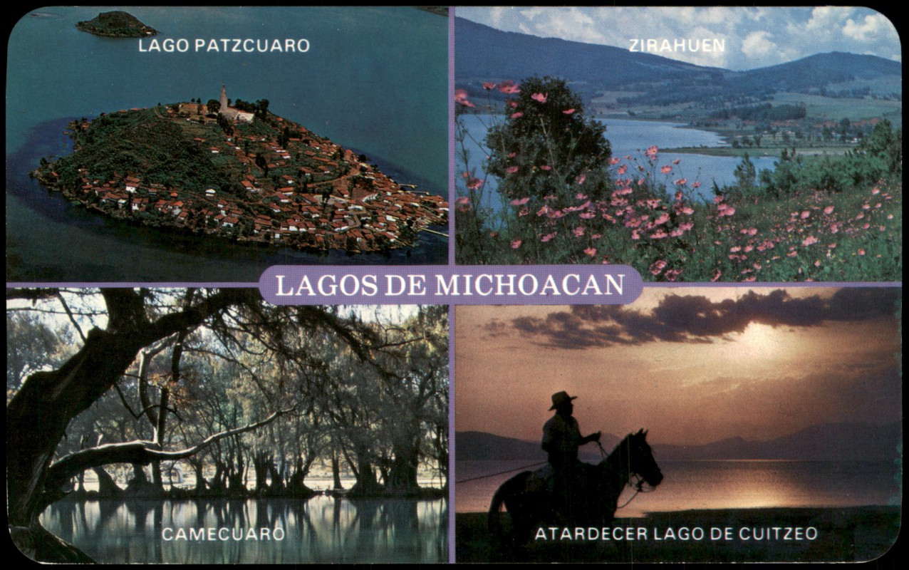 zoom: Image side vintage Postcard from 1970: LAGOS DE MICHOACAN Mexiko México Méjico:: Mexico