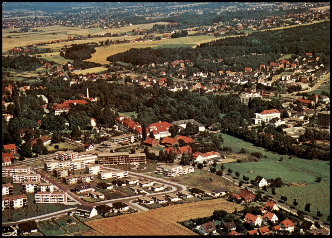 zoom: Image side vintage Postcard from 1980: Luftansicht Bad Eilsen:: Bad Eilsen