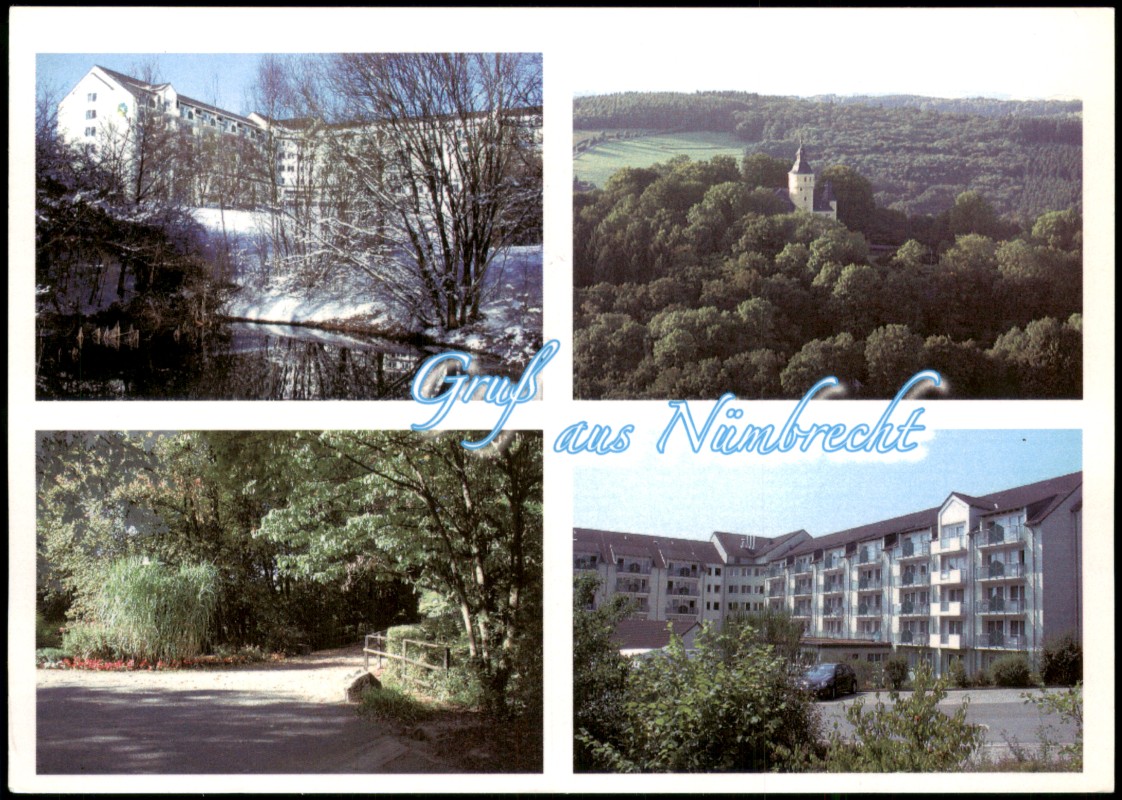 vergrößern: Bildseite historische Ansichtskarte von 2003: Deutschland - Nordrhein-Westfalen - Nümbrecht Rhein Sieg Klinik:: Rose-Nümbrecht