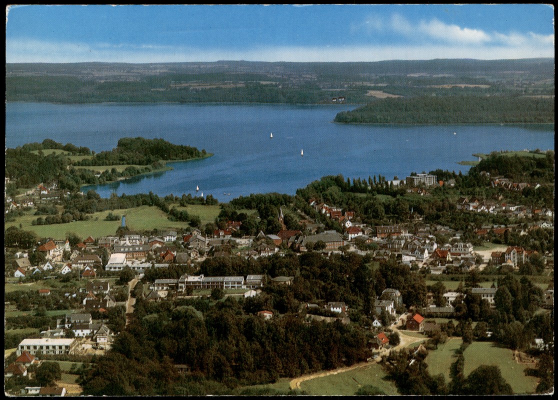 vergrößern: Bildseite historische Ansichtskarte von 1972: Luftbilder Luftkurort und Kneipp-Heilbad MALENTE-GREMSMÜHLEN:: Bad Malente-Gremsmühlen-Malente