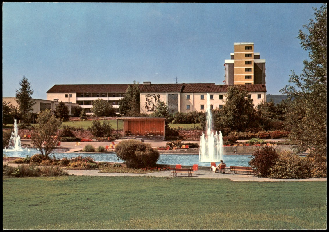 vergrößern: Bildseite historische Ansichtskarte von 1975: Moorheilbad Bad Schussenried Oberschwaben:: Bad Schussenried