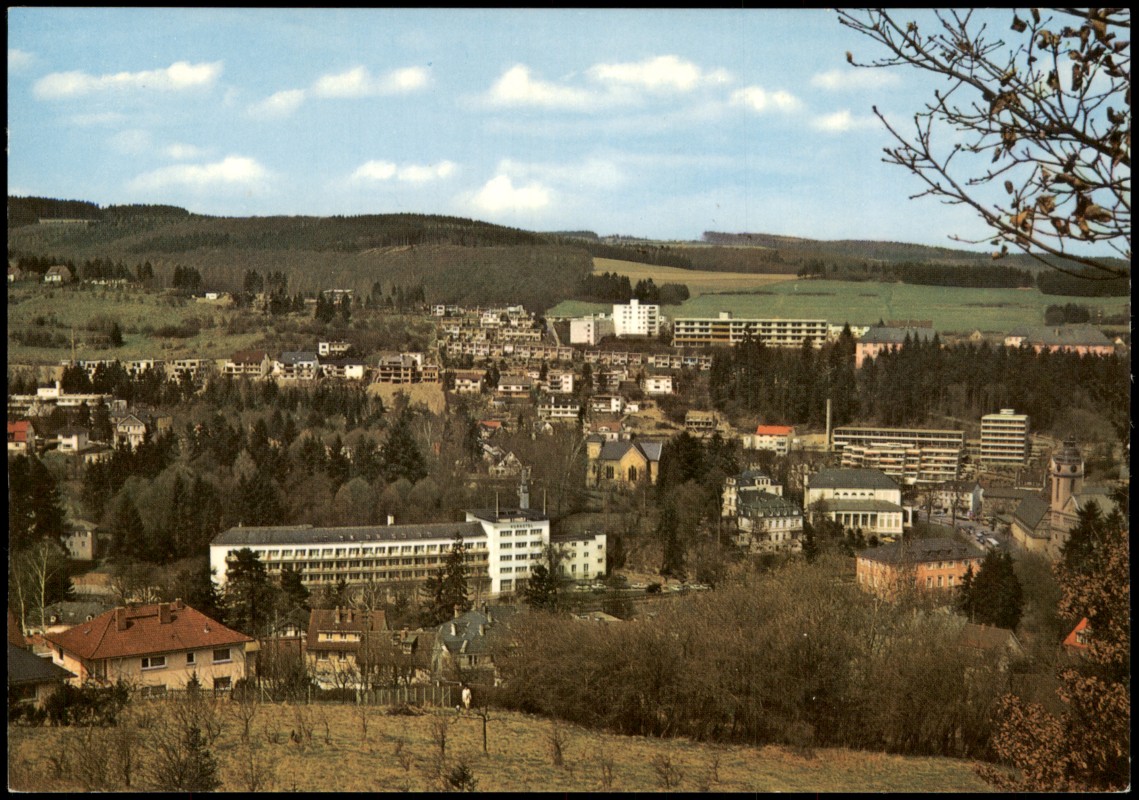 zoom: Image side vintage Postcard from 1985: Ansicht Staatliches Kurhotel in Bad Schwalbach:: Bad Schwalbach