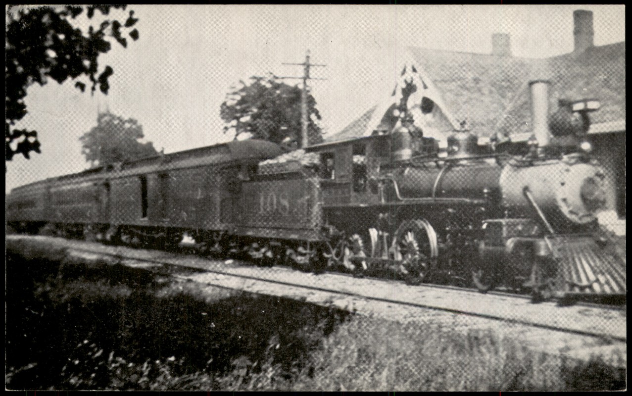 zoom: Image side vintage Postcard from 1988: Eisenbahn Zug Lokomotive MTK Train 21 Railroad::
